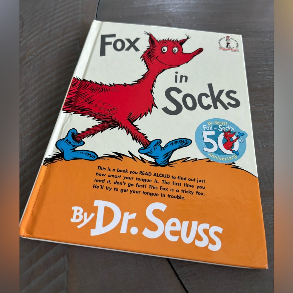 Vintage Fox in Socks, By Dr. Seuss renewed 1993